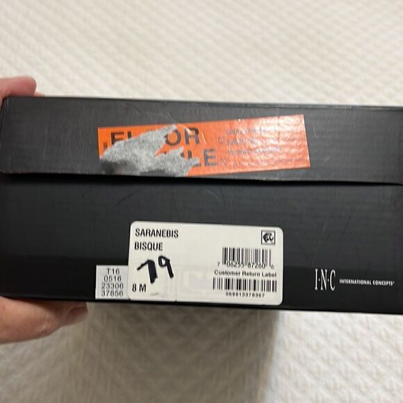 I.N.C. International Concepts Stiletto Saranebis Heels w/ Silver Accents Size 8M - Picture 9 of 9
